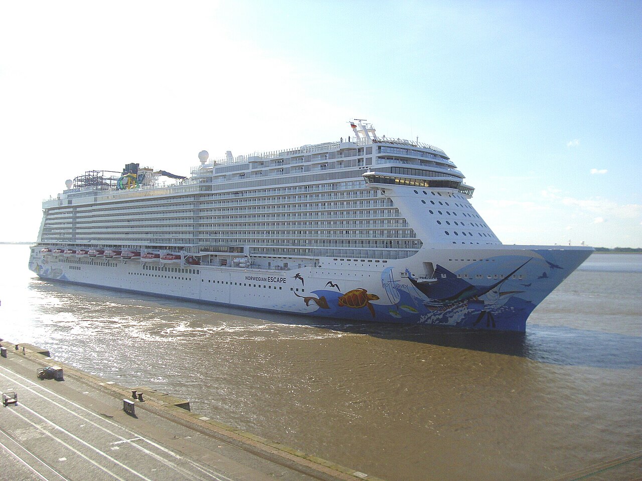 Norwegian Escape at sea